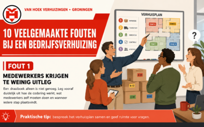 Top 10 fouten bij zakelijke verhuizingen